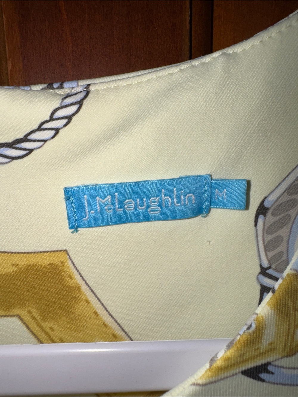 J. McLaughlin Sofia Sleeveless Dress Catalina Cloth size Medium. - Picture 3 of 5